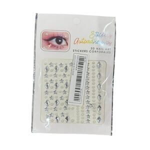 3D Nail Art/Makeup Rhinestones in Silver/Pearls